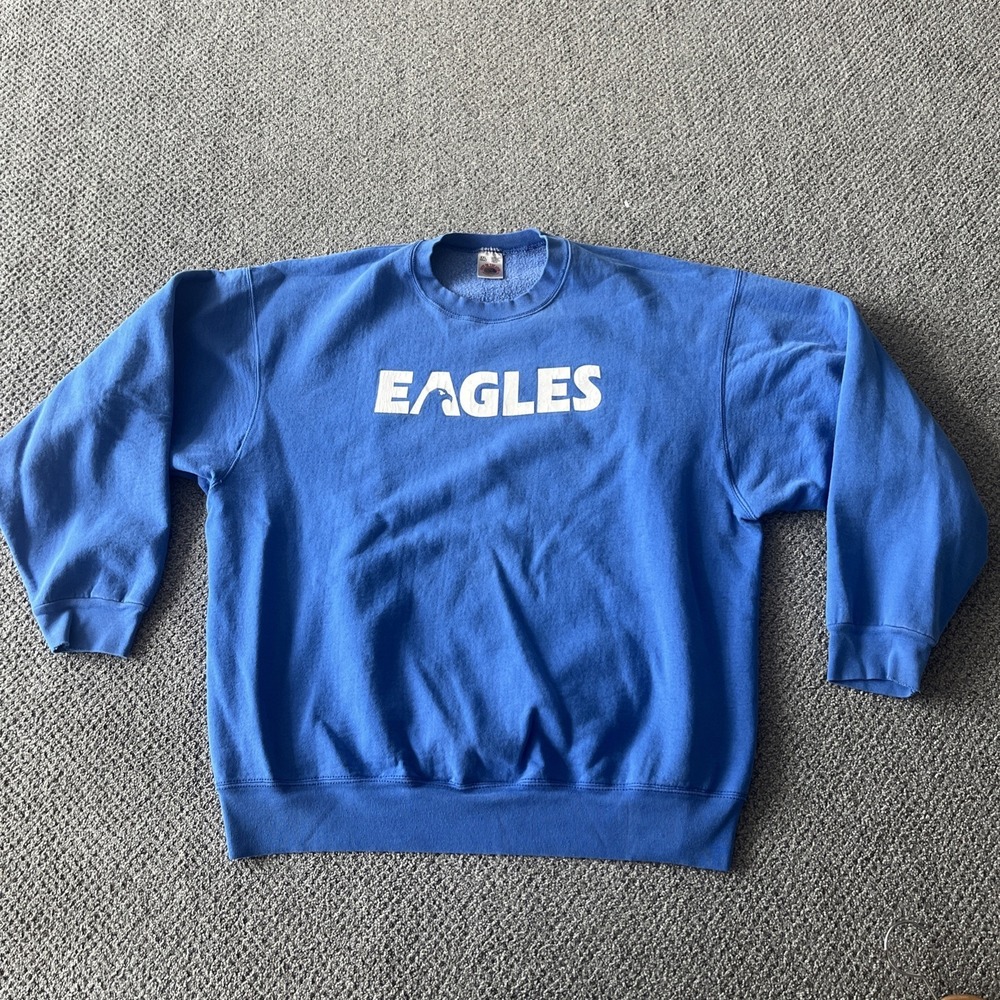Vintage Philadelphia‎ Eagles Crewneck Sweatshirt; Blue. XXL. Rare